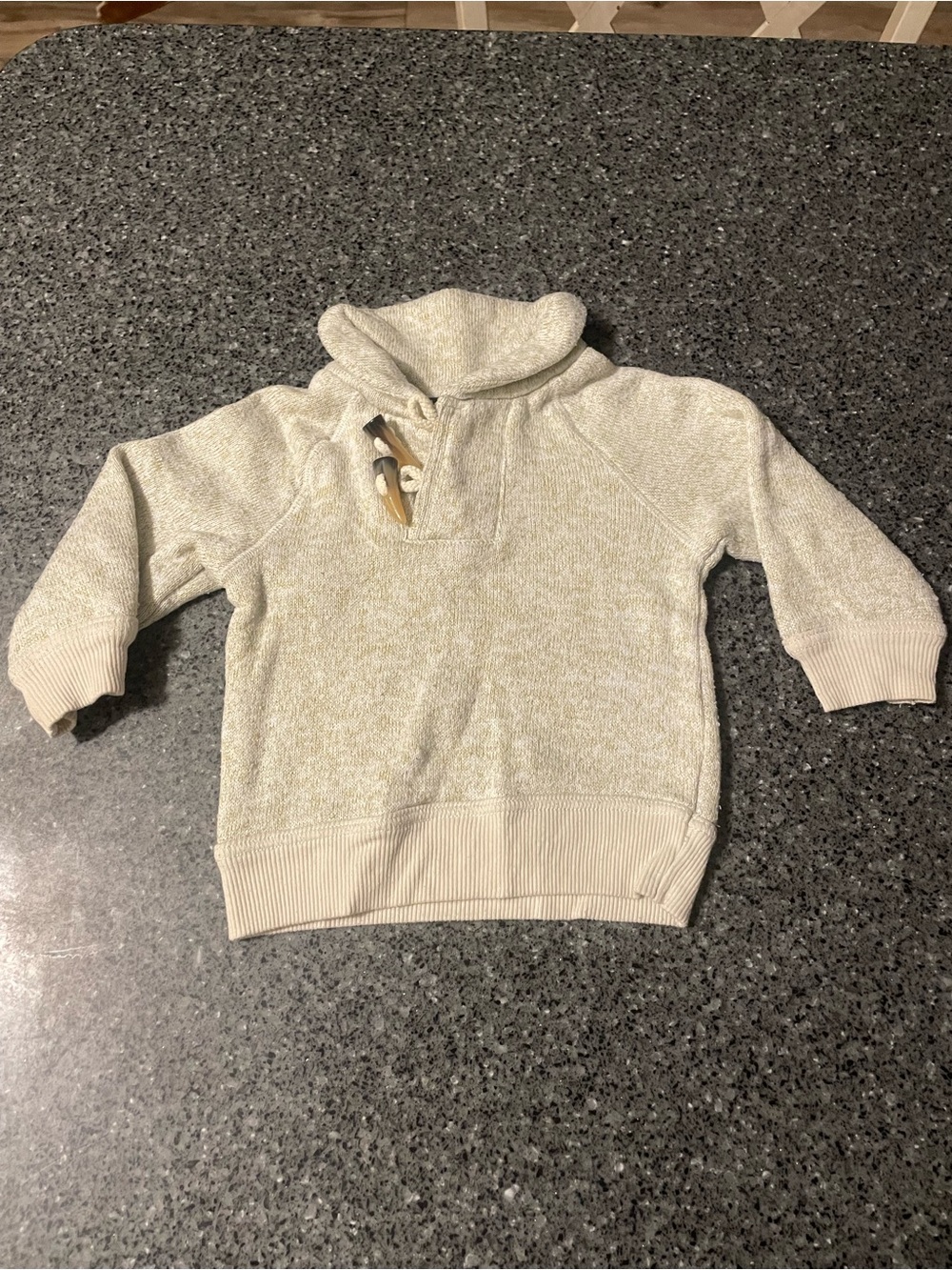 Kids Cream Pullover Sweatshirt
